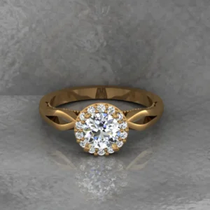 Round Moissanite Solitaire Diamond Vintage Engagement Ring, Moissanite Wedding Ring, Silver Moissanite Diamond Women Ring, Proposal Gold Ring For Her