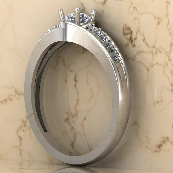 Round Moissanite Solitaire Diamond Vintage Engagement Ring, Moissanite Wedding Ring, Silver Moissanite Diamond Women Ring, Proposal Gold Ring For Her