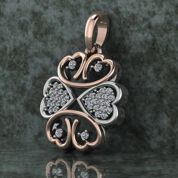 Round Diamond Sterling Silver Solitaire Women Pendant, Moissanite Diamond Pendant, Moissanite Women Pendant, Anniversary Gift Pendant, Engagement Gift Women Pendant