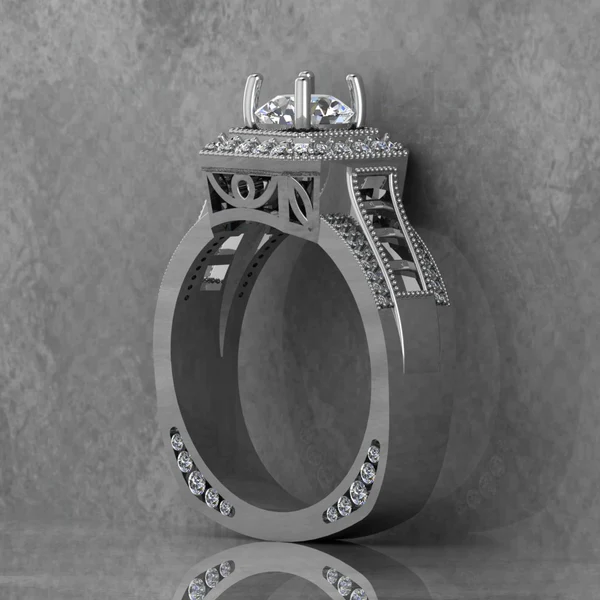 02_50266b8d-df26-45c3-9129-4367b9f0f5cb_600x600 Round Moissanite Halo Diamond Vintage Engagement Ring, Moissanite Wedding Ring, Silver Moissanite Diamond Women Ring, Proposal Gold Ring For Her