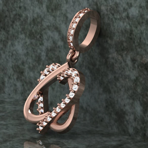 Round Diamond Sterling Silver Solitaire Women Pendant, Moissanite Diamond Pendant, Moissanite Women Pendant, Anniversary Gift Pendant, Engagement Gift Women Pendant