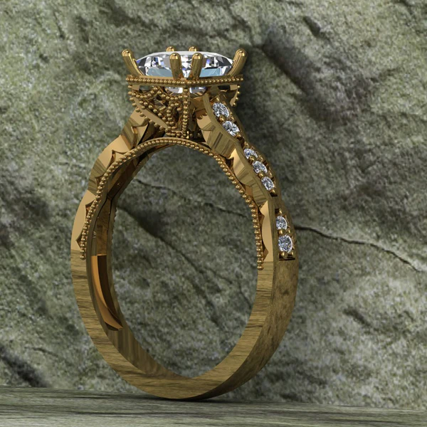 02_89a31b02-80e7-4a0c-86c2-9bcc4b789789_600x600 Princess Cut Moissanite Solitaire Diamond Vintage Engagement Ring, Moissanite Wedding Ring, Silver Moissanite Diamond Women Ring, Proposal Gold Ring For Her