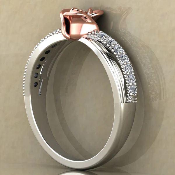 02_96d0d05e-0036-4b56-b4d3-6c4def019417_600x600 Round Moissanite Diamond Rose Shape Engagement Ring, Moissanite Diamond Engagement Ring, Sterling Silver Wedding Ring For Bridal, Solid Gold Anniversary Ring Gift For Her