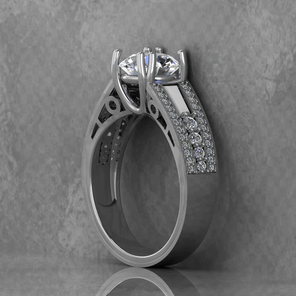 02_cbbeb451-fd48-463c-807a-29d9e68cd22c_600x600 Round Moissanite Solitaire Diamond Vintage Engagement Ring, Moissanite Wedding Ring, Silver Moissanite Diamond Women Ring, Proposal Gold Ring For Her