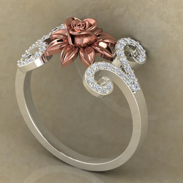 02_d28da365-f147-414a-b5c1-d13e100165d5_600x600 Round Moissanite Diamond Rose Shape Engagement Ring, Moissanite Diamond Engagement Ring, Sterling Silver Wedding Ring For Bridal, Solid Gold Anniversary Ring Gift For Her