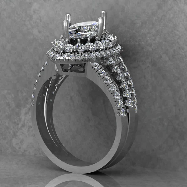 Marquise Cut Moissanite Halo Diamond Vintage Engagement Ring, Moissanite Wedding Ring, Silver Moissanite Diamond Women Ring, Proposal Gold Ring For Her