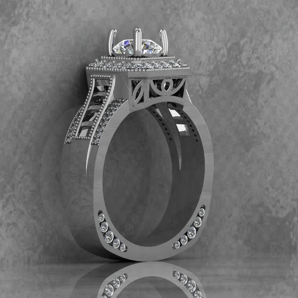 03_1c504bcf-63c0-4a65-96c4-4dfa47e23fb5_600x600 Round Moissanite Halo Diamond Vintage Engagement Ring, Moissanite Wedding Ring, Silver Moissanite Diamond Women Ring, Proposal Gold Ring For Her