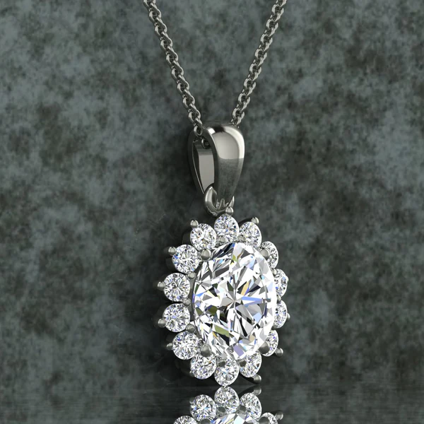 03_1dc04dae-55bd-421d-9fef-b6b58bb15a5c_600x600 Round Diamond Sterling Silver Solitaire Women Pendant, Moissanite Diamond Pendant, Moissanite Women Pendant, Anniversary Gift Pendant, Engagement Gift Women Pendant