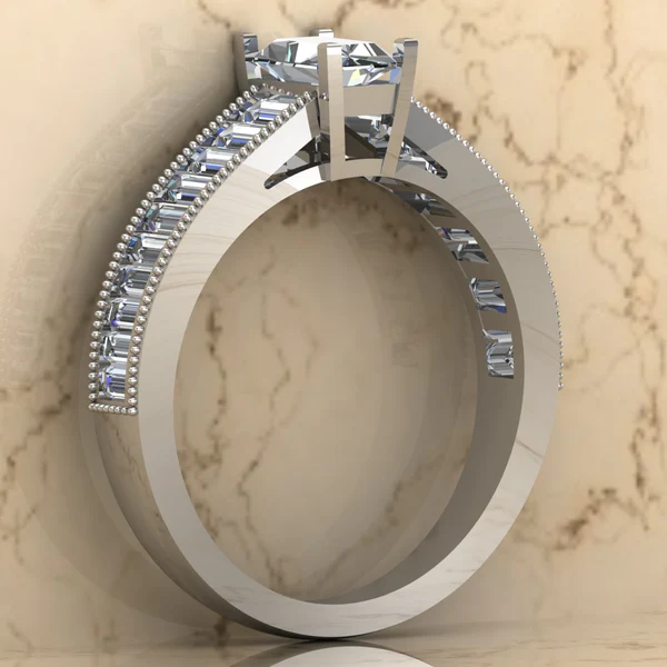 03_230f557e-df04-4375-bdab-11cb83612332_600x600 Emerald Moissanite Solitaire Diamond Vintage Engagement Ring, Moissanite Wedding Ring, Silver Moissanite Diamond Women Ring, Proposal Gold Ring For Her