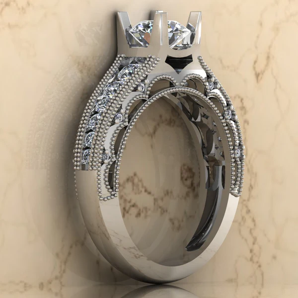 Round Moissanite Solitaire Diamond Vintage Engagement Ring, Moissanite Wedding Ring, Silver Moissanite Diamond Women Ring, Proposal Gold Ring For Her