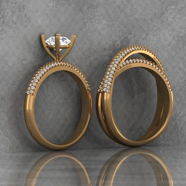 Round Moissanite Solitaire Diamond Vintage Engagement Ring, Moissanite Wedding Ring, Silver Moissanite Diamond Women Ring, Proposal Gold Ring For Her