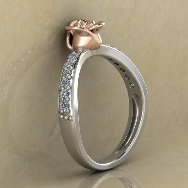 03_5fbd60b9-cc77-4eac-b52a-db8554338046_600x600 Round Moissanite Diamond Rose Shape Engagement Ring, Moissanite Diamond Engagement Ring, Sterling Silver Wedding Ring For Bridal, Solid Gold Anniversary Ring Gift For Her