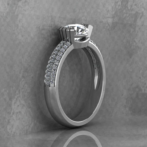 03_65aab8b5-0390-4eb8-ba61-468abd48188b_600x600 Round Moissanite Solitaire Diamond Vintage Engagement Ring, Moissanite Wedding Ring, Silver Moissanite Diamond Women Ring, Proposal Gold Ring For Her