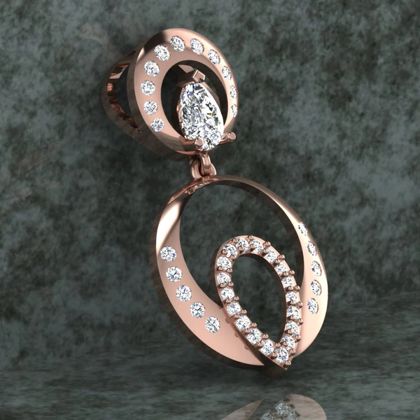 Round Diamond Sterling Silver Solitaire Women Pendant, Moissanite Diamond Pendant, Moissanite Women Pendant, Anniversary Gift Pendant, Engagement Gift Women Pendant