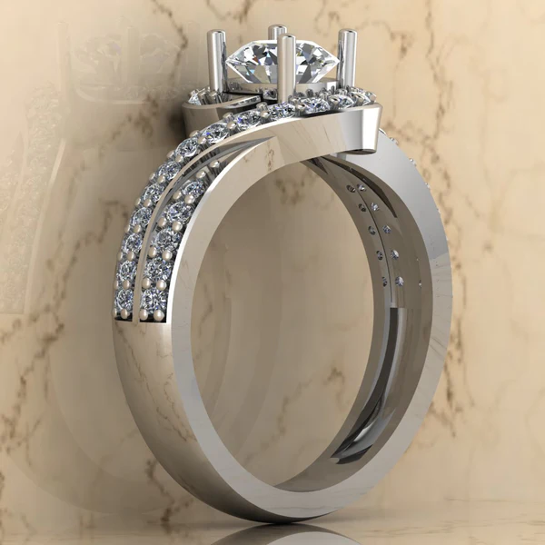 Round Moissanite Solitaire Diamond Vintage Engagement Ring, Moissanite Wedding Ring, Silver Moissanite Diamond Women Ring, Proposal Gold Ring For Her