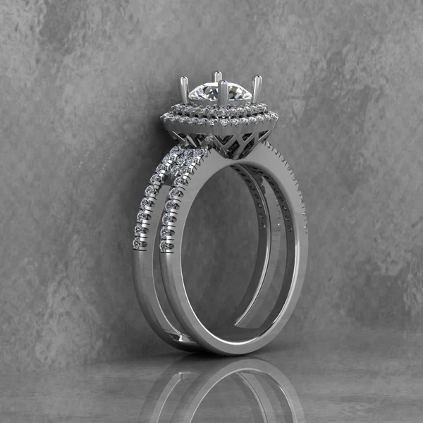 Round Moissanite Halo Diamond Vintage Engagement Ring, Moissanite Wedding Ring, Silver Moissanite Diamond Women Ring, Proposal Gold Ring For Her