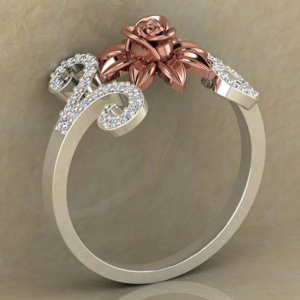 03_9cf4773a-a1b7-4d7c-aec5-d01a75a0ecb9_600x600 Round Moissanite Diamond Rose Shape Engagement Ring, Moissanite Diamond Engagement Ring, Sterling Silver Wedding Ring For Bridal, Solid Gold Anniversary Ring Gift For Her