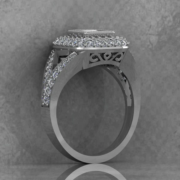 03_aa9cb273-1bff-4ea2-8580-f408da94a3f6_600x600 Asscher Cut Moissanite Double Halo Diamond Vintage Engagement Ring, Moissanite Wedding Ring, Silver Moissanite Diamond Women Ring, Proposal Gold Ring For Her