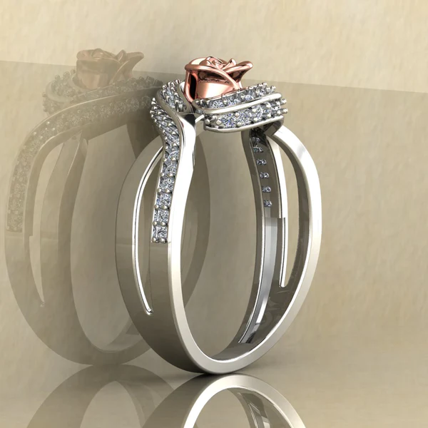 03_b8d451fb-feb4-41d5-9a49-c514c30223f6_600x600 Round Moissanite Diamond Rose Shape Engagement Ring, Moissanite Diamond Engagement Ring, Sterling Silver Wedding Ring For Bridal, Solid Gold Anniversary Ring Gift For Her