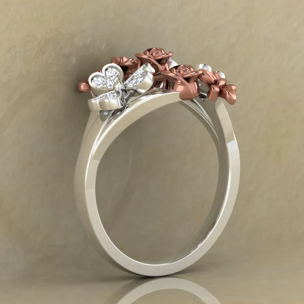 03_ced523cd-66ff-408c-9285-a68f74c6d932_600x600 Round Moissanite Diamond Rose Shape Engagement Ring, Moissanite Diamond Engagement Ring, Sterling Silver Wedding Ring For Bridal, Solid Gold Anniversary Ring Gift For Her