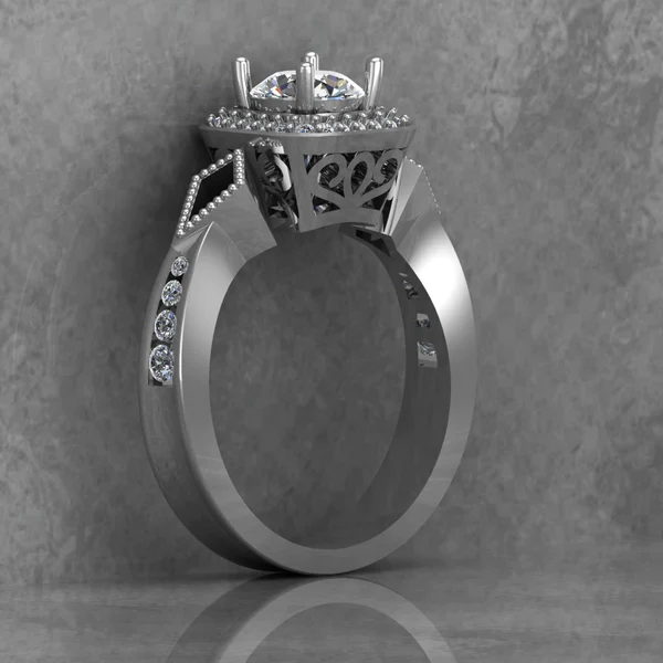 03_d277b62c-2e49-43fb-be32-2b3c5dcfb750_600x600 Round Cut Moissanite Halo Diamond Vintage Engagement Ring, Moissanite Wedding Ring, Silver Moissanite Diamond Women Ring, Proposal Gold Ring For Her