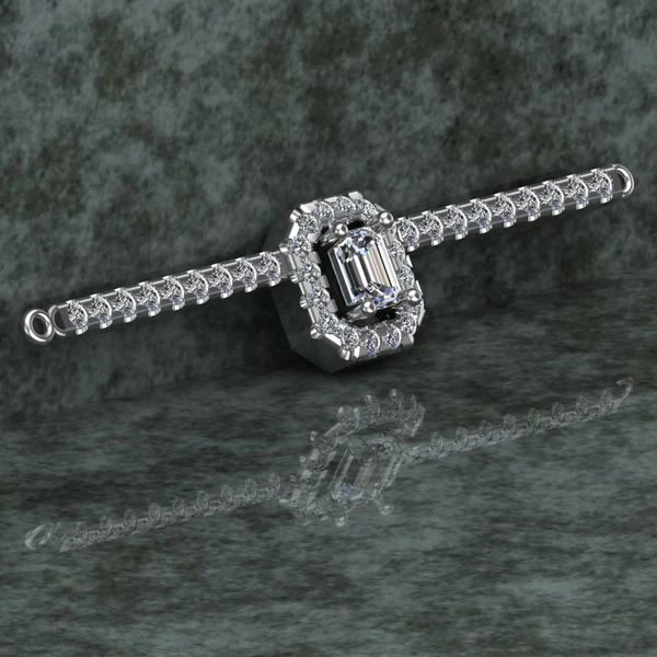 Round Diamond Sterling Silver Solitaire Women Pendant, Moissanite Diamond Pendant, Moissanite Women Pendant, Anniversary Gift Pendant, Engagement Gift Women Pendant