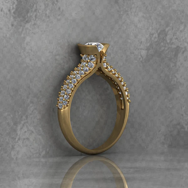 Round Moissanite Solitaire Diamond Vintage Engagement Ring, Moissanite Wedding Ring, Silver Moissanite Diamond Women Ring, Proposal Gold Ring For Her