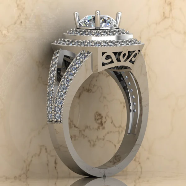 03_f2528436-ff4e-45da-9803-a40d9f5fe9af_600x600 Round Moissanite Double Halo Diamond Vintage Engagement Ring, Moissanite Wedding Ring, Silver Moissanite Diamond Women Ring, Proposal Gold Ring For Her