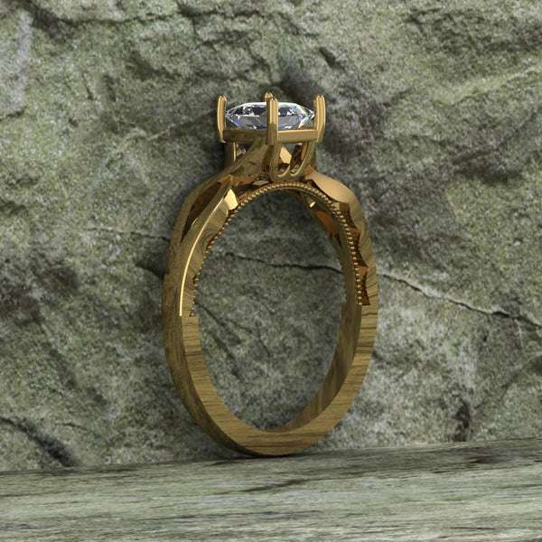 03_ffa8cd80-6e41-4240-b6de-396c56d1a891_600x600 Princess Cut Moissanite Solitaire Diamond Vintage Engagement Ring, Moissanite Wedding Ring, Silver Moissanite Diamond Women Ring, Proposal Gold Ring For Her