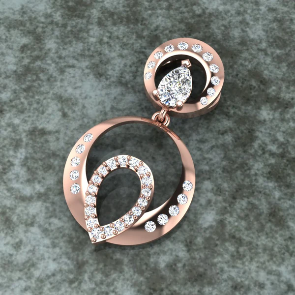 Round Diamond Sterling Silver Solitaire Women Pendant, Moissanite Diamond Pendant, Moissanite Women Pendant, Anniversary Gift Pendant, Engagement Gift Women Pendant