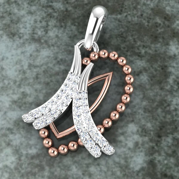 Round Diamond Sterling Silver Solitaire Women Pendant, Moissanite Diamond Pendant, Moissanite Women Pendant, Anniversary Gift Pendant, Engagement Gift Women Pendant