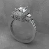 04_38e10c67-cc0c-428f-ae22-f188400196cf_600x600 Emerald Cut Moissanite Halo Diamond Vintage Engagement Ring, Moissanite Wedding Ring, Silver Moissanite Diamond Women Ring, Proposal Gold Ring For Her