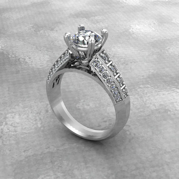 04_399bd6fb-577d-47df-b2a9-e6db17b664fc_600x600 Round Moissanite Solitaire Diamond Vintage Engagement Ring, Moissanite Wedding Ring, Silver Moissanite Diamond Women Ring, Proposal Gold Ring For Her