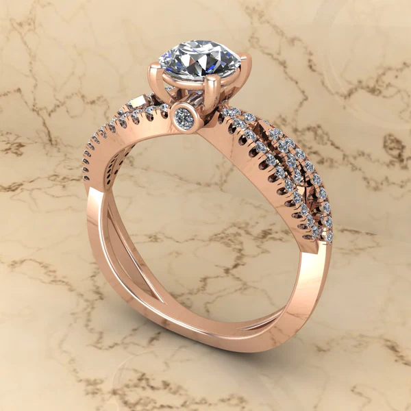 04_41e67448-d5b5-4340-b23a-2a1c42bc24b5_600x600 Round Cut Moissanite Solitaire Diamond Vintage Engagement Ring, Moissanite Wedding Ring, Silver Moissanite Diamond Women Ring, Proposal Gold Ring For Her