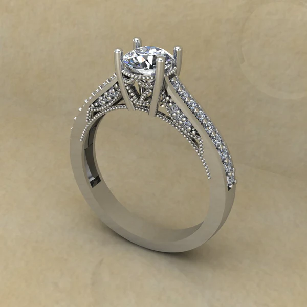 04_5e7ce9dc-5a1e-46bd-bf64-7f452dad7537_600x600 Round Cut Moissanite Solitaire Diamond Vintage Engagement Ring, Moissanite Wedding Ring, Silver Moissanite Diamond Women Ring, Proposal Gold Ring For Her