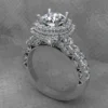 04_86c1ca80-1d9d-4d72-9346-31034d66022f_600x600 Round Cut Moissanite Halo Diamond Vintage Engagement Ring, Moissanite Wedding Ring, Silver Moissanite Diamond Women Ring, Proposal Gold Ring For Her