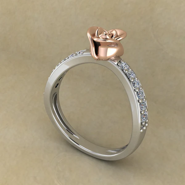 04_a66d213b-ca50-4a5b-9d50-dced10bbb66a_600x600 Round Moissanite Diamond Rose Shape Engagement Ring, Moissanite Diamond Engagement Ring, Sterling Silver Wedding Ring For Bridal, Solid Gold Anniversary Ring Gift For Her