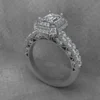 04_a69f2347-7f25-4469-a15d-77be1ce26cde_600x600 Emerald Cut Moissanite Halo Diamond Vintage Engagement Ring, Moissanite Wedding Ring, Silver Moissanite Diamond Women Ring, Proposal Gold Ring For Her