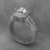 04_c0a14909-a23b-43cc-b637-b7ca6a04adb1_600x600 Emerald Cut Moissanite Halo Diamond Vintage Engagement Ring, Moissanite Wedding Ring, Silver Moissanite Diamond Women Ring, Proposal Gold Ring For Her