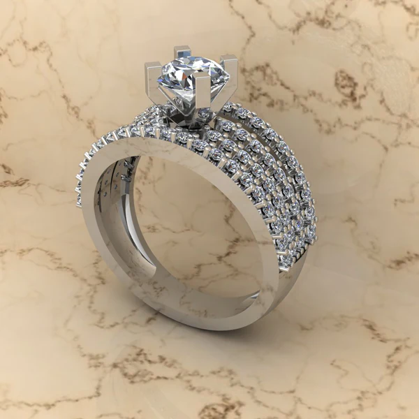 Round Moissanite Solitaire Diamond Vintage Engagement Ring, Moissanite Wedding Ring, Silver Moissanite Diamond Women Ring, Proposal Gold Ring For Her