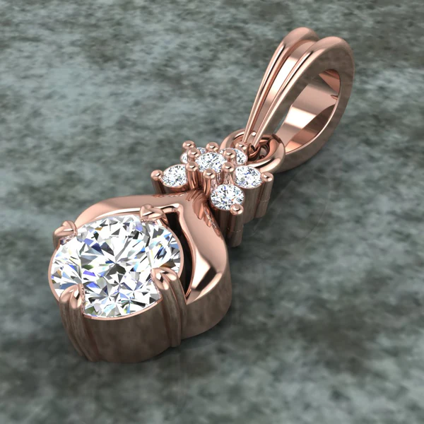 04_d917eadf-7a7d-4d07-94fc-e0cc668aae57_600x600 Round Diamond Sterling Silver Solitaire Women Pendant, Moissanite Diamond Pendant, Moissanite Women Pendant, Anniversary Gift Pendant, Engagement Gift Women Pendant