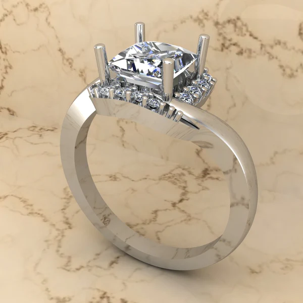 04_eb17a50a-55e2-4ceb-b371-fe6883291188_600x600 Princess Moissanite Solitaire Diamond Vintage Engagement Ring, Moissanite Wedding Ring, Silver Moissanite Diamond Women Ring, Proposal Gold Ring For Her