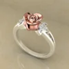 04_f4085d05-21eb-4331-b76f-ea2b81b3e8db_600x600 Round Moissanite Diamond Rose Shape Engagement Ring, Moissanite Diamond Engagement Ring, Sterling Silver Wedding Ring For Bridal, Solid Gold Anniversary Ring Gift For Her