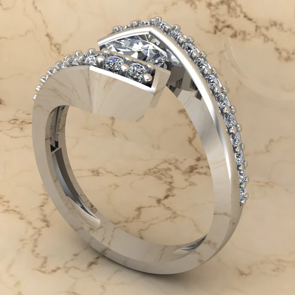 Round Moissanite Solitaire Diamond Vintage Engagement Ring, Moissanite Wedding Ring, Silver Moissanite Diamond Women Ring, Proposal Gold Ring For Her