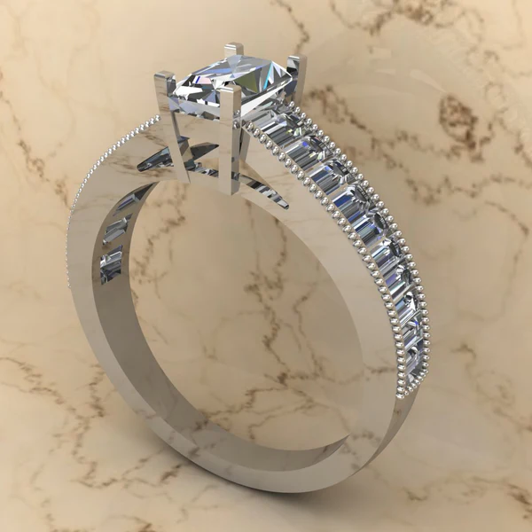 04_fd675b4e-9b05-438d-88f5-84464b424604_600x600 Emerald Moissanite Solitaire Diamond Vintage Engagement Ring, Moissanite Wedding Ring, Silver Moissanite Diamond Women Ring, Proposal Gold Ring For Her