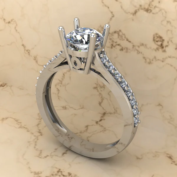 04_fdcfcc3d-aed1-4b93-b86c-fbce6339ae3b_600x600 Round Moissanite Solitaire Diamond Vintage Engagement Ring, Moissanite Wedding Ring, Silver Moissanite Diamond Women Ring, Proposal Gold Ring For Her