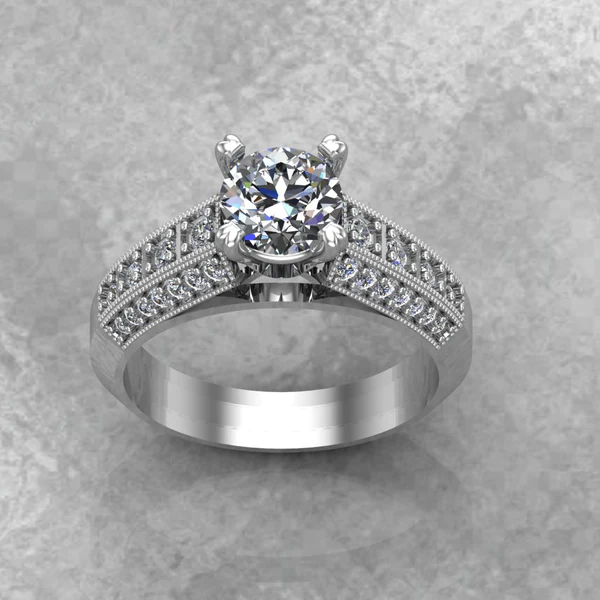 05_036f0e35-3b38-4b60-938d-f2c6442d2150_600x600 Round Moissanite Solitaire Diamond Vintage Engagement Ring, Moissanite Wedding Ring, Silver Moissanite Diamond Women Ring, Proposal Gold Ring For Her