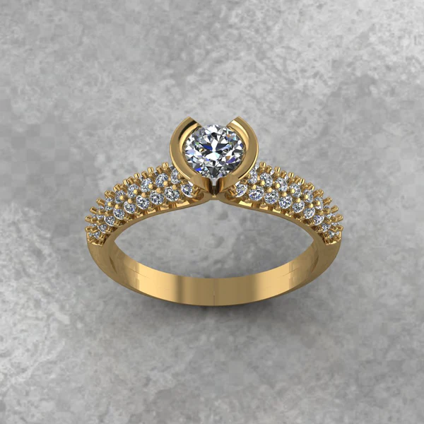 Round Moissanite Solitaire Diamond Vintage Engagement Ring, Moissanite Wedding Ring, Silver Moissanite Diamond Women Ring, Proposal Gold Ring For Her