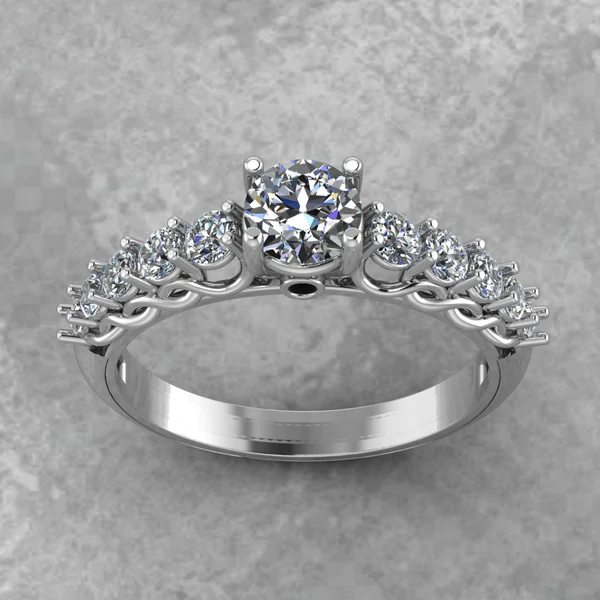 05_2452bf2f-3922-4272-99ae-4ef22aa2725e_600x600 Round Moissanite Solitaire Diamond Vintage Engagement Ring, Moissanite Wedding Ring, Silver Moissanite Diamond Women Ring, Proposal Gold Ring For Her