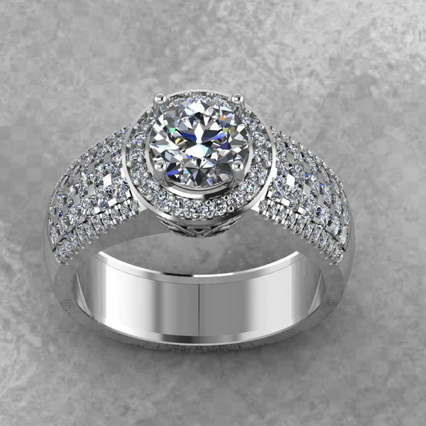 Round Moissanite Halo Diamond Vintage Engagement Ring, Moissanite Wedding Ring, Silver Moissanite Diamond Women Ring, Proposal Gold Ring For Her